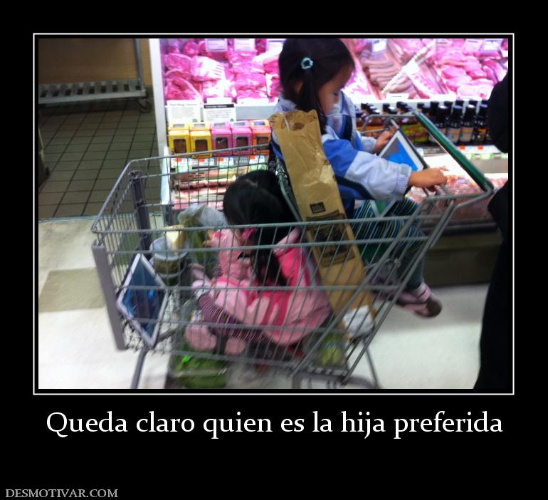 Queda claro quien es la hija preferida