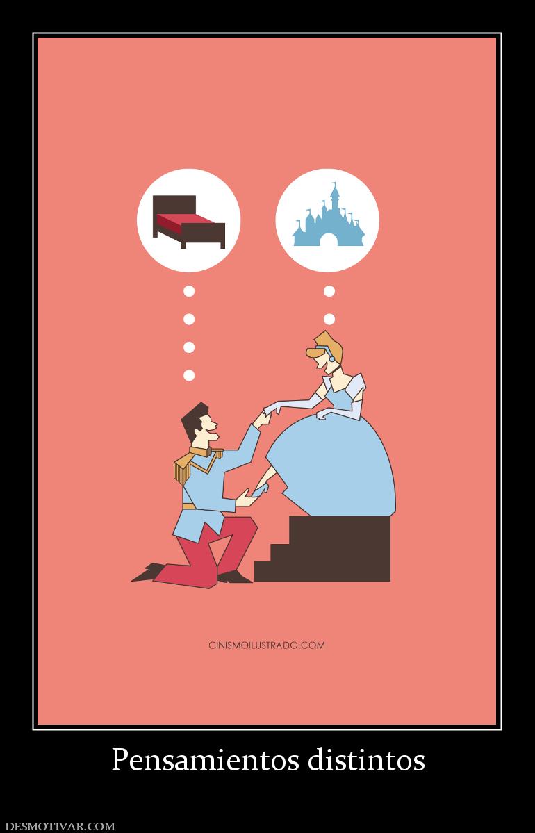 Pensamientos distintos