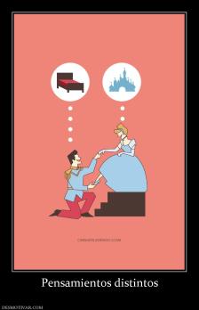 Pensamientos distintos