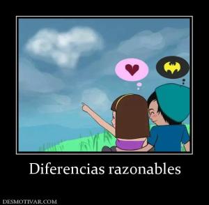 Diferencias razonables