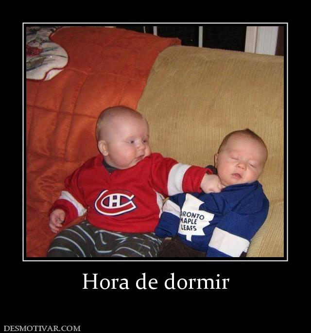 Hora de dormir