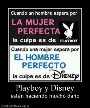 Playboy y Disney están haciendo mucho daño