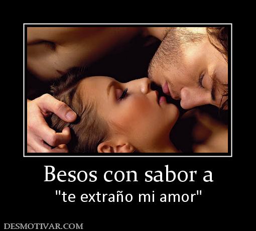 Besos con sabor a