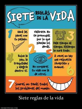 Siete reglas de la vida