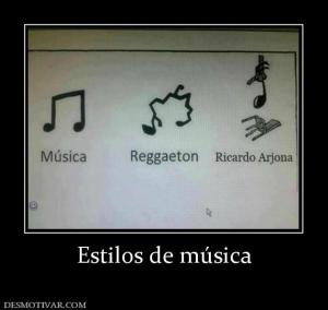 Estilos de música