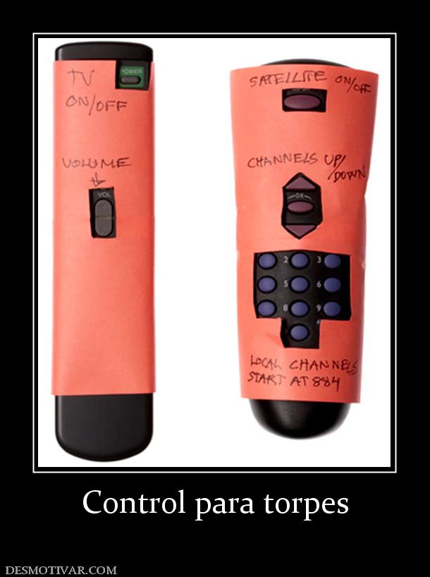 Control para torpes