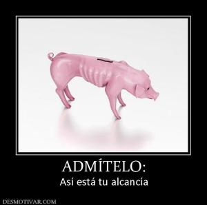 ADMÍTELO: Así está tu alcancía