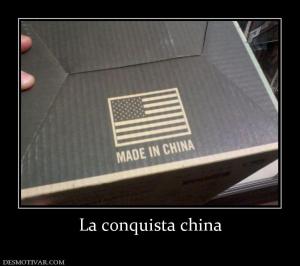 La conquista china