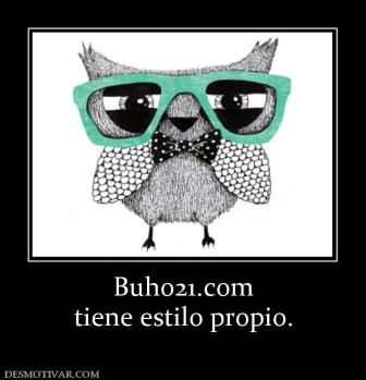Buho21.com tiene estilo propio.