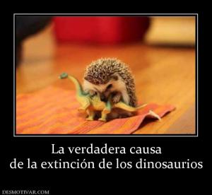 La verdadera causa de la extinción de los dinosaurios