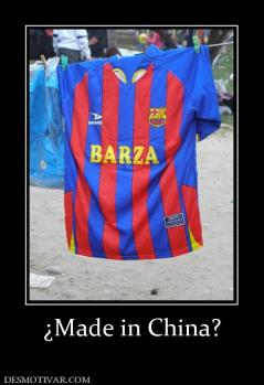 ¿Made in China?