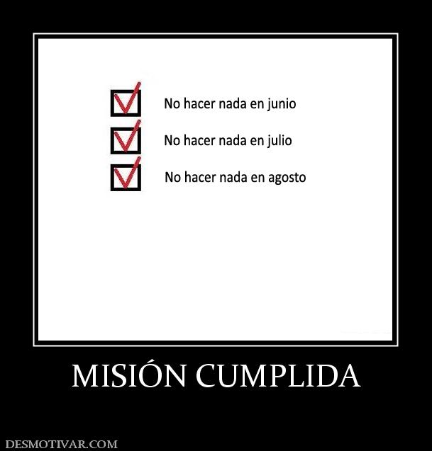 MISIÓN CUMPLIDA