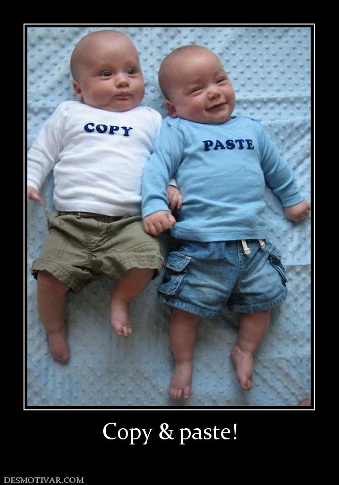 Copy & paste!