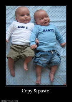 Copy & paste!