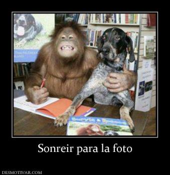Sonreir para la foto