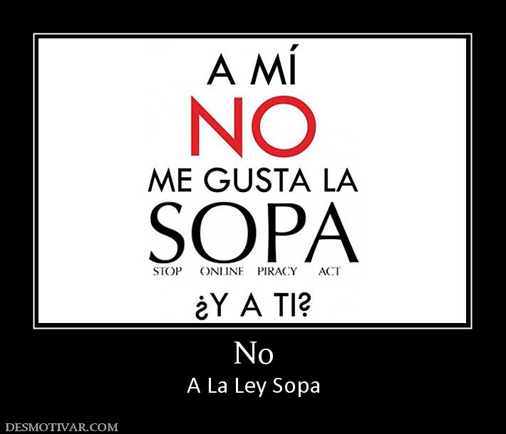 No A La Ley Sopa