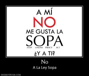 No A La Ley Sopa