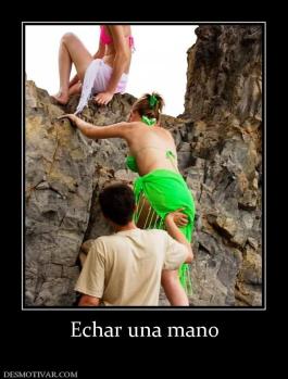 Echar una mano