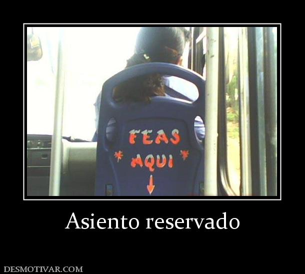 Asiento reservado