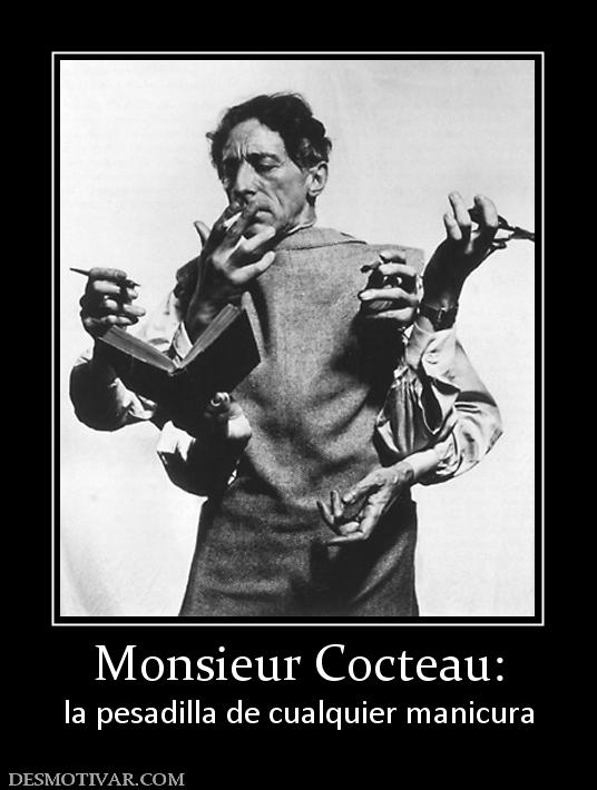Monsieur Cocteau: la pesadilla de cualquier manicura