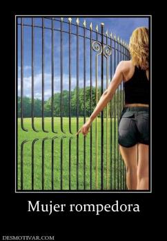 Mujer rompedora