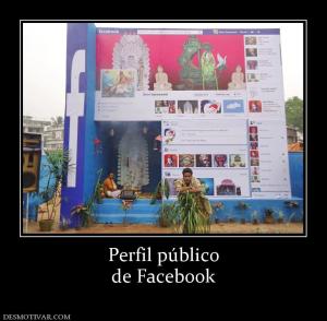 Perfil público de Facebook