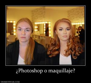 ¿Photoshop o maquillaje?