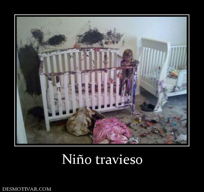 Niño travieso