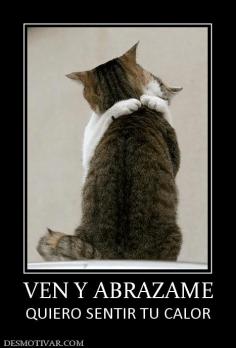 VEN Y ABRAZAME QUIERO SENTIR TU CALOR