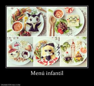 Menú infantil