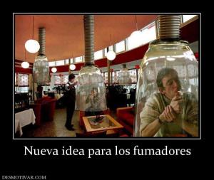 Nueva idea para los fumadores