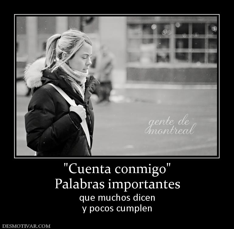 Palabras importantes que muchos dicen y pocos cumplen