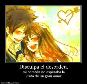 Disculpa el desorden, mi corazón no esperaba la visita de un gran amor