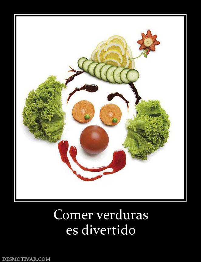 Comer verduras es divertido