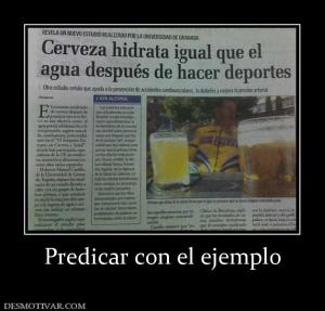 Predicar con el ejemplo