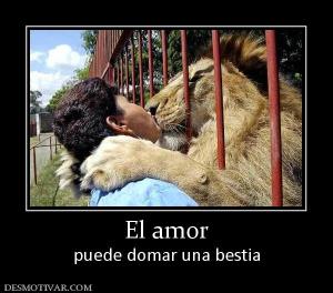 El amor puede domar una bestia