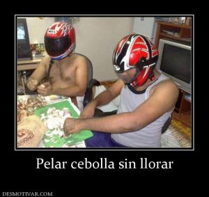 Pelar cebolla sin llorar