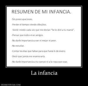 La infancia