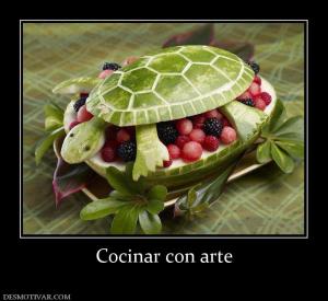 Cocinar con arte