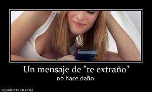 Un mensaje de  no hace daño.