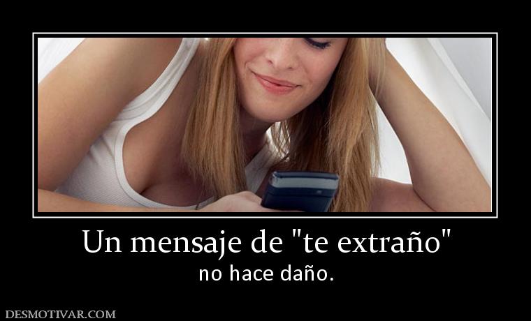 Un mensaje de  no hace daño.