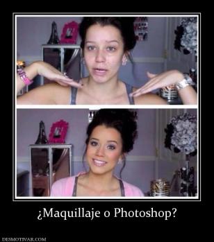 ¿Maquillaje o Photoshop?