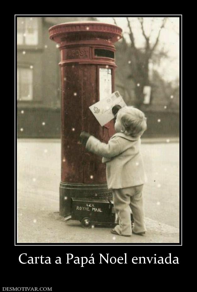 Carta a Papá Noel enviada
