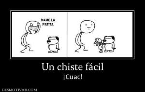 Un chiste fácil ¡Cuac!