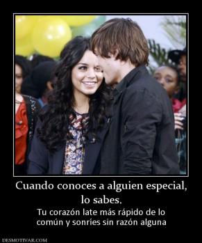 Cuando conoces a alguien especial, lo sabes. Tu corazón late más rápido de lo común y sonríes sin razón alguna
