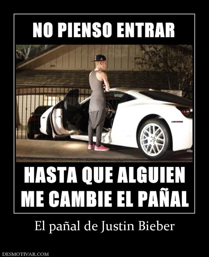 El pañal de Justin Bieber