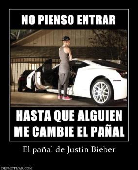 El pañal de Justin Bieber
