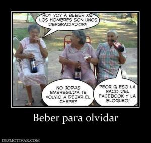 Beber para olvidar