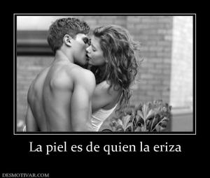 La piel es de quien la eriza
