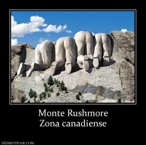 Monte Rushmore Zona canadiense